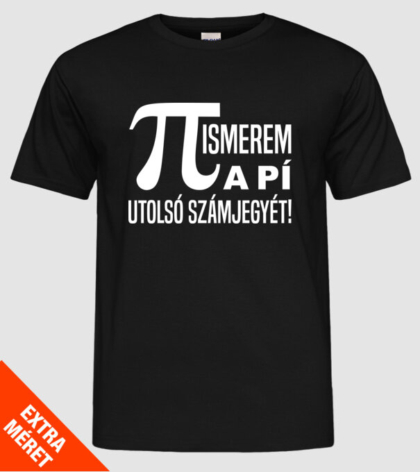  minta fekete pólón