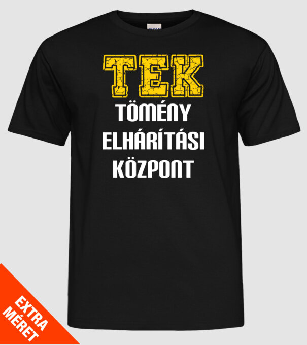  minta fekete pólón