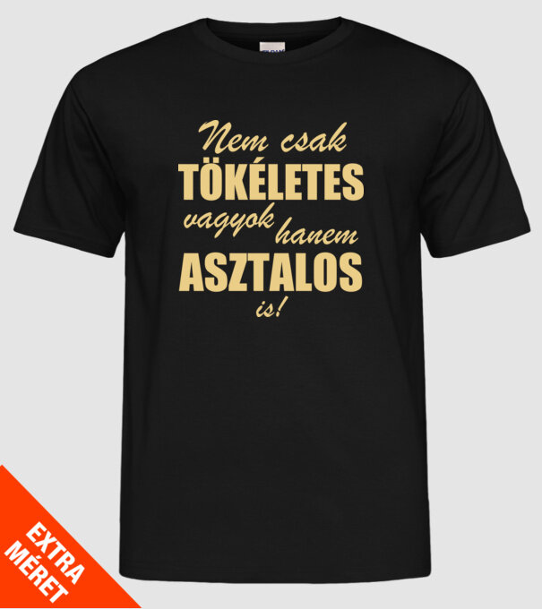  minta fekete pólón