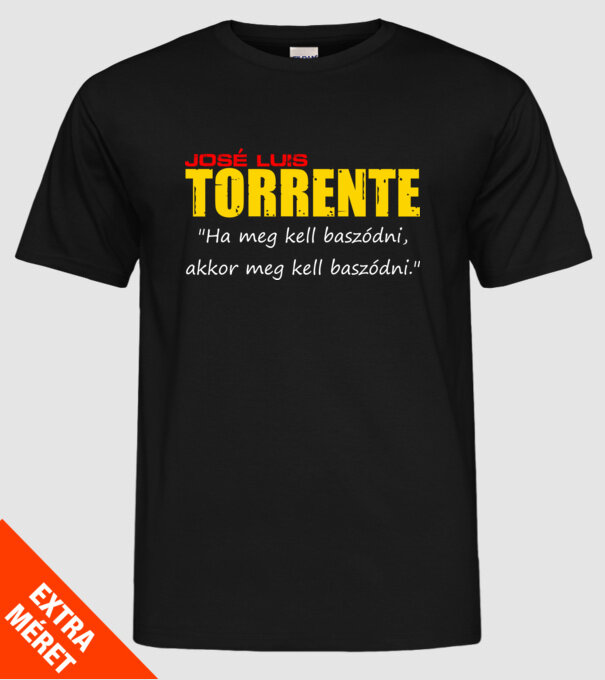  minta fekete pólón