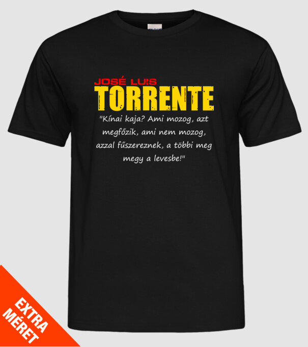  minta fekete pólón