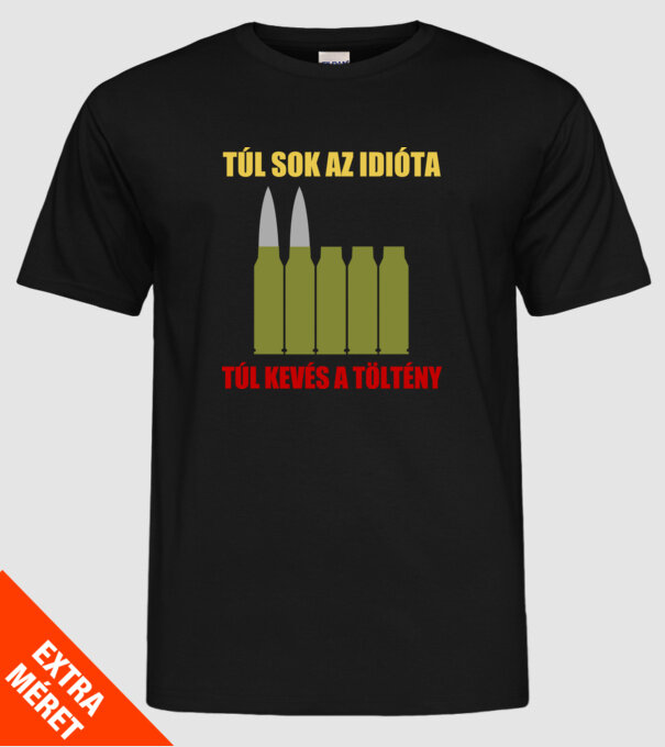  minta fekete pólón