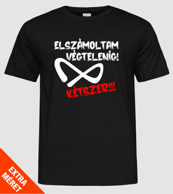  minta fekete pólón