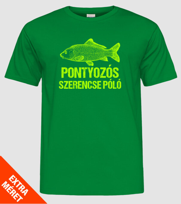  minta zöld pólón