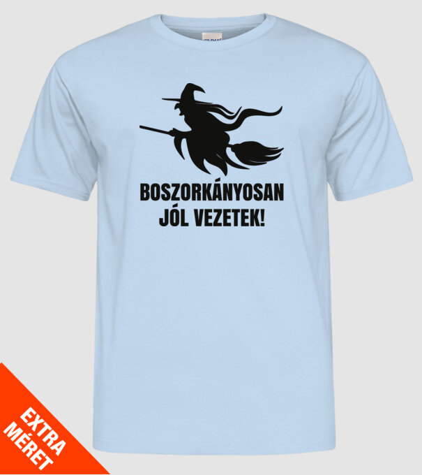  minta világoskék pólón