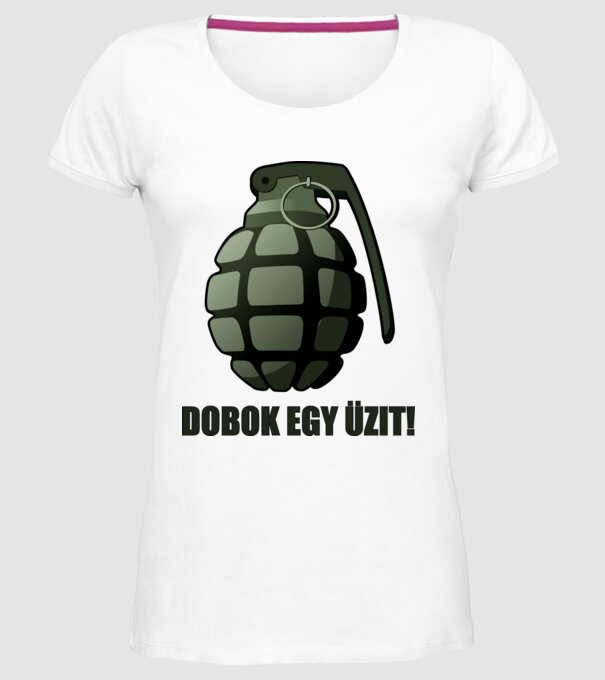  minta fehér pólón