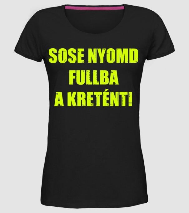  minta fekete pólón