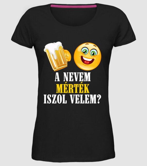 minta fekete pólón