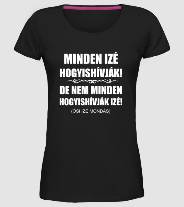  minta fekete pólón
