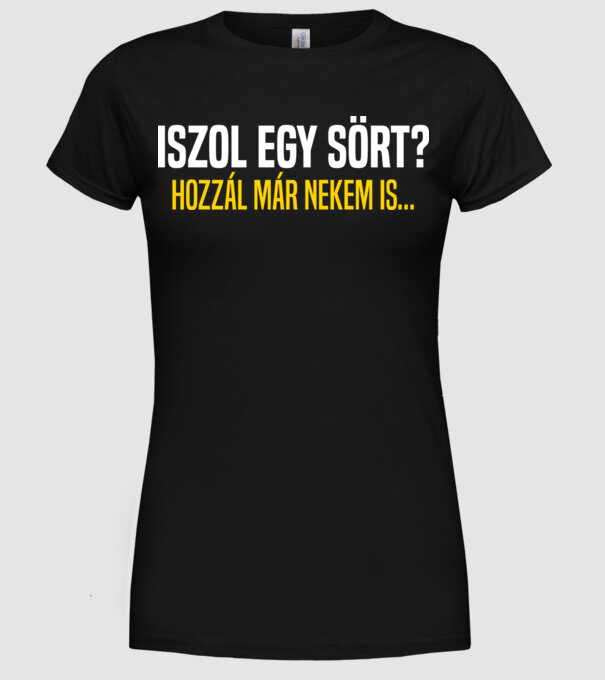  minta fekete pólón