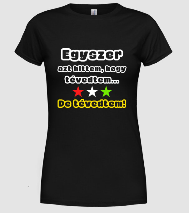  minta fekete pólón