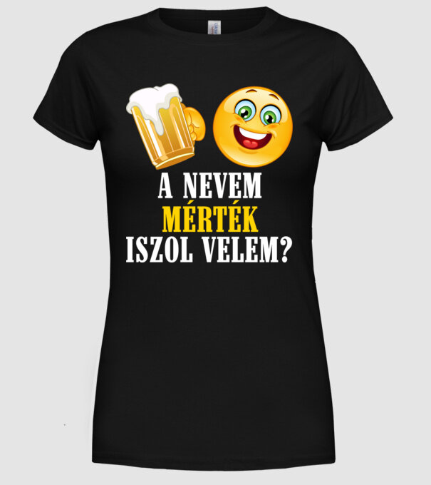  minta fekete pólón