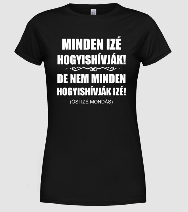  minta fekete pólón