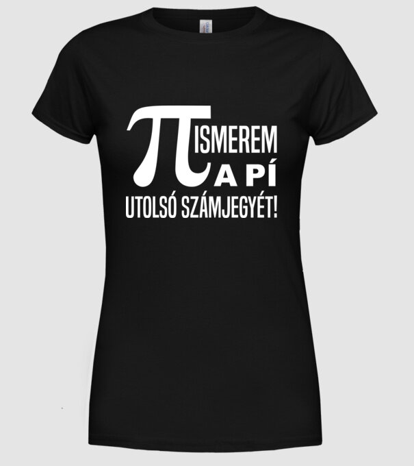 minta fekete pólón