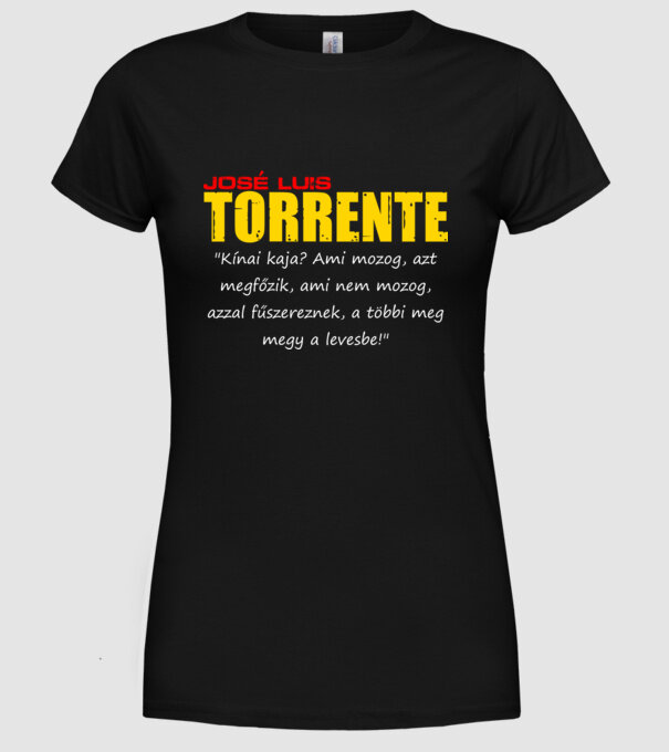  minta fekete pólón