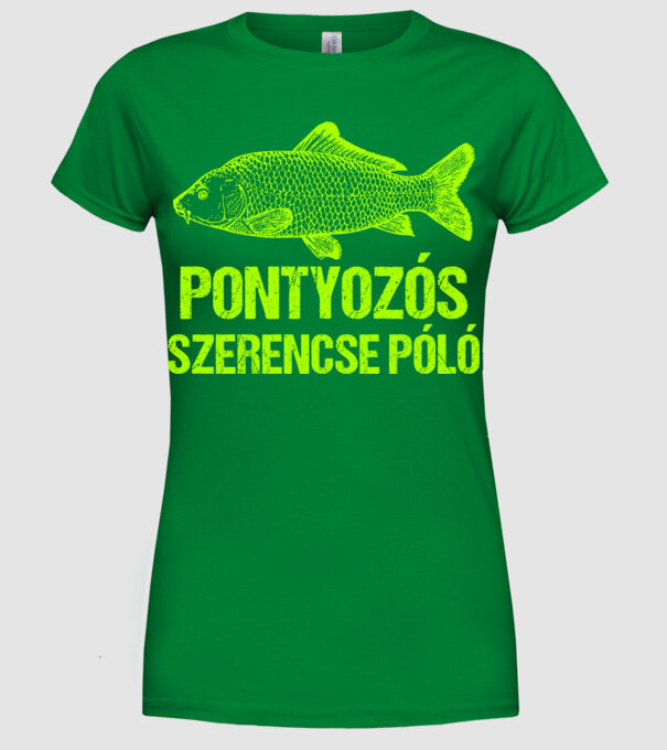  minta zöld pólón