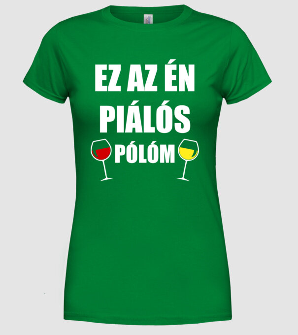  minta zöld pólón