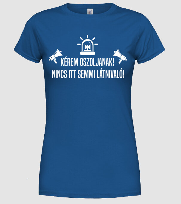  minta királykék pólón