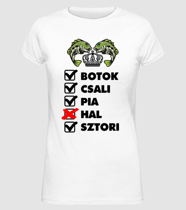  minta fehér pólón