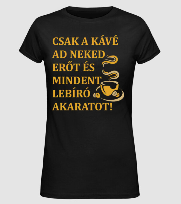  minta fekete pólón
