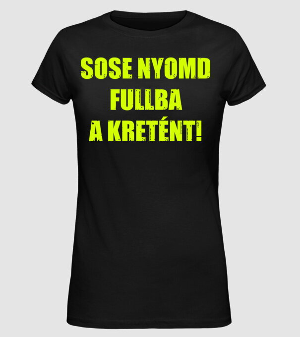  minta fekete pólón