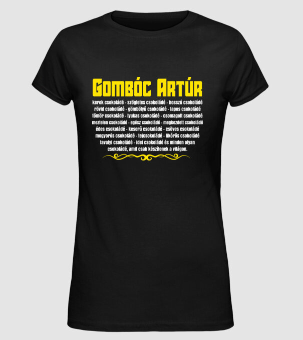  minta fekete pólón