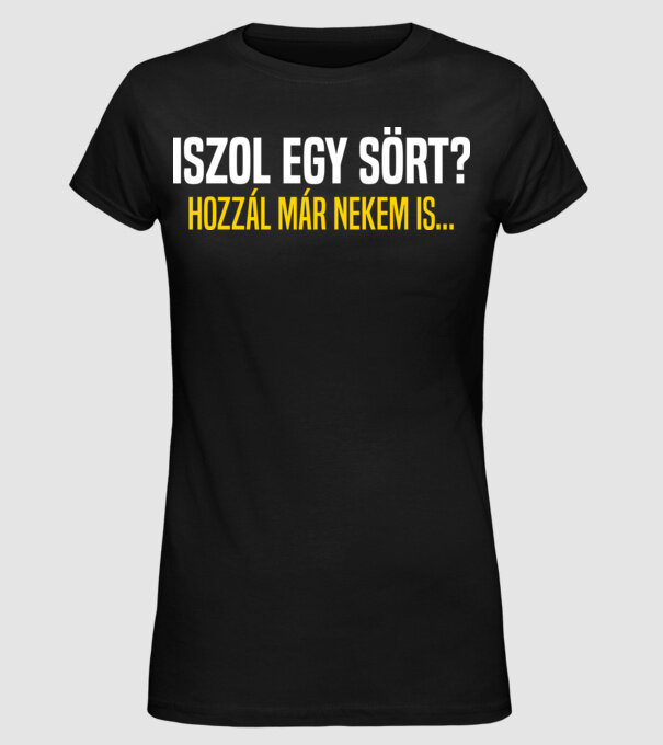  minta fekete pólón