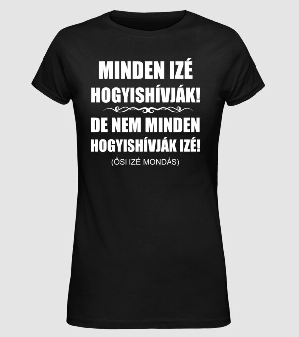  minta fekete pólón