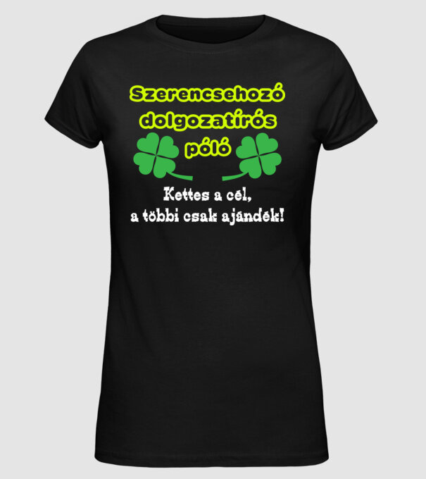  minta fekete pólón