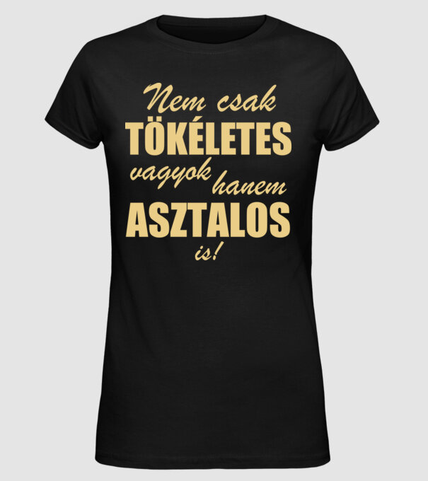  minta fekete pólón
