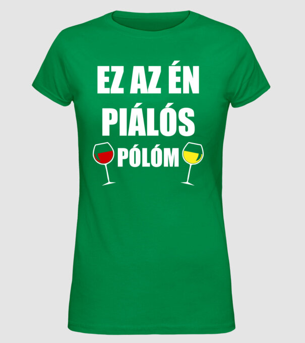  minta zöld pólón