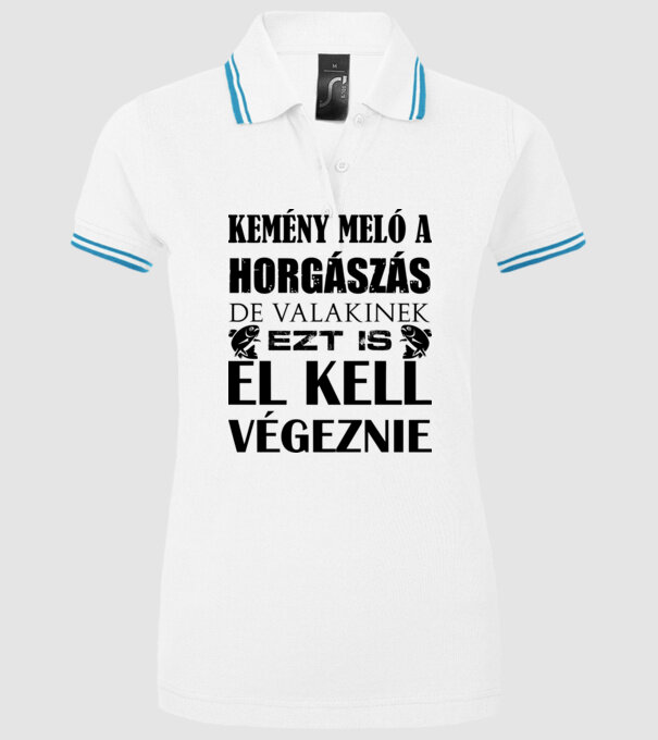  minta fehér pólón