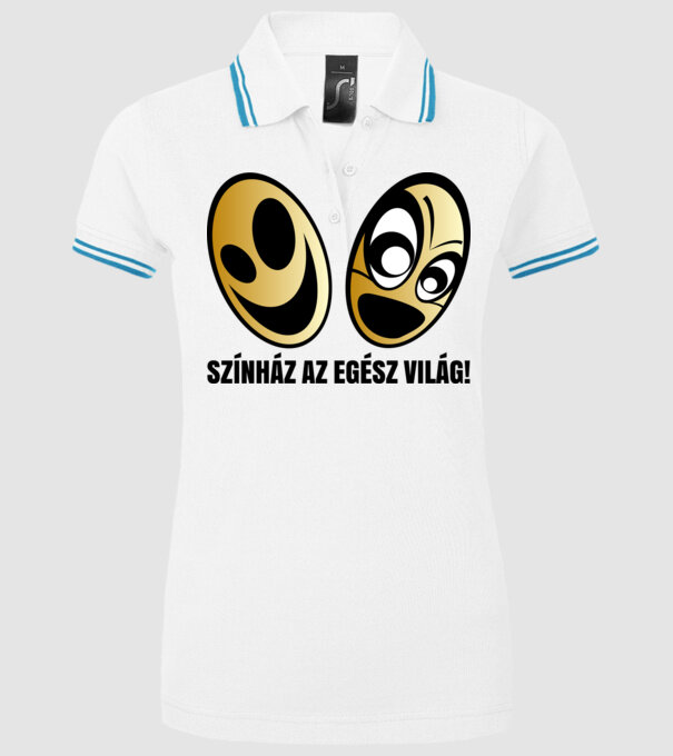  minta fehér pólón