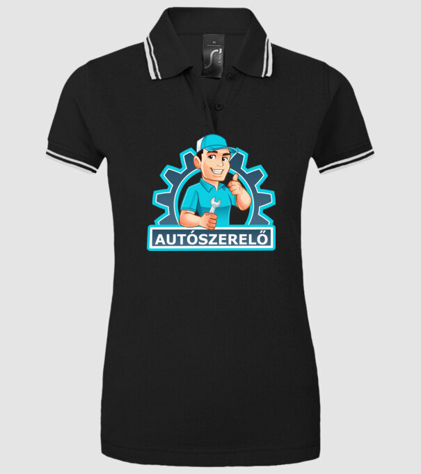  minta fekete pólón