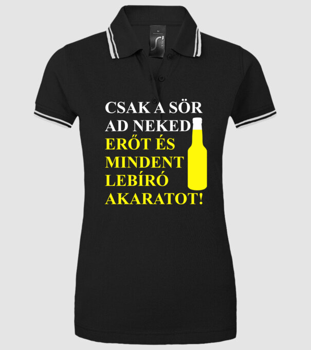  minta fekete pólón