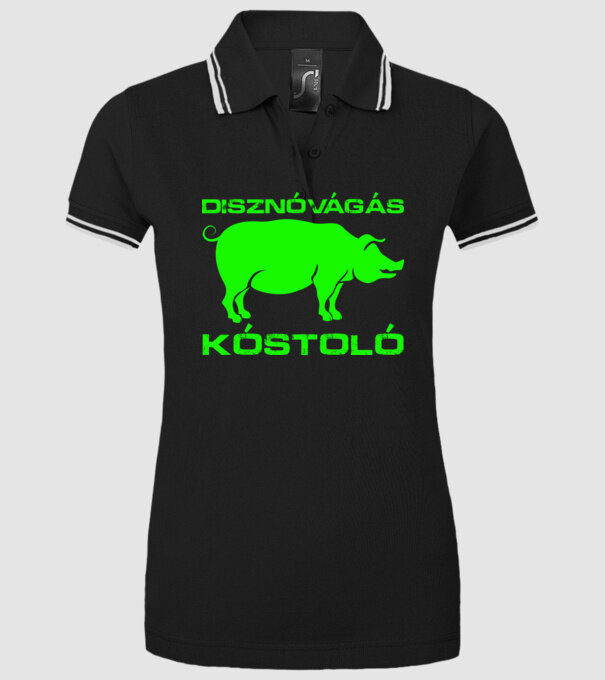  minta fekete pólón