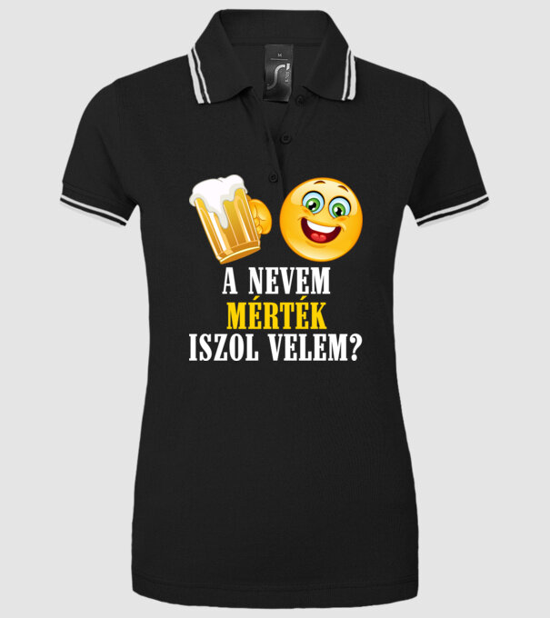  minta fekete pólón