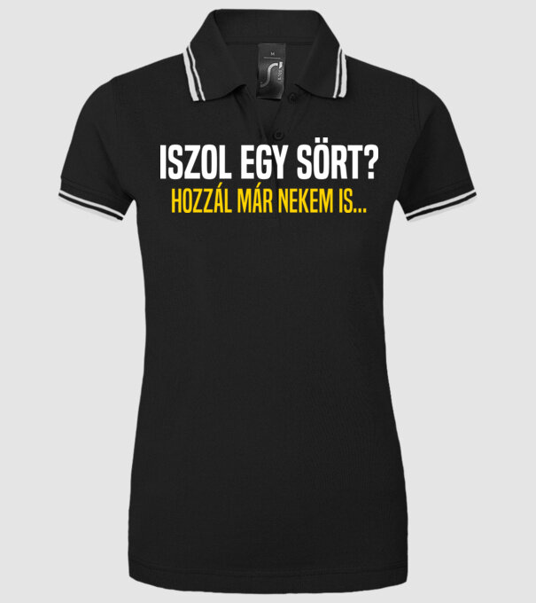  minta fekete pólón