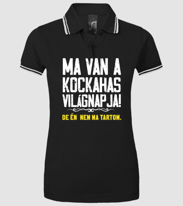  minta fekete pólón