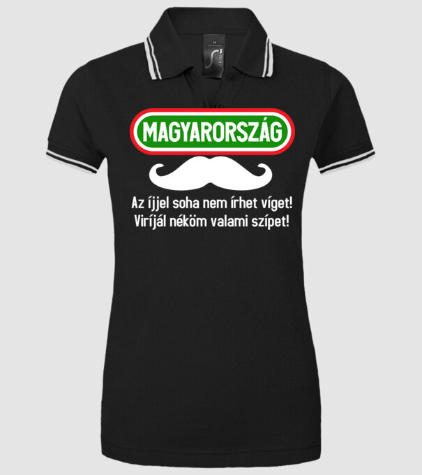  minta fekete pólón