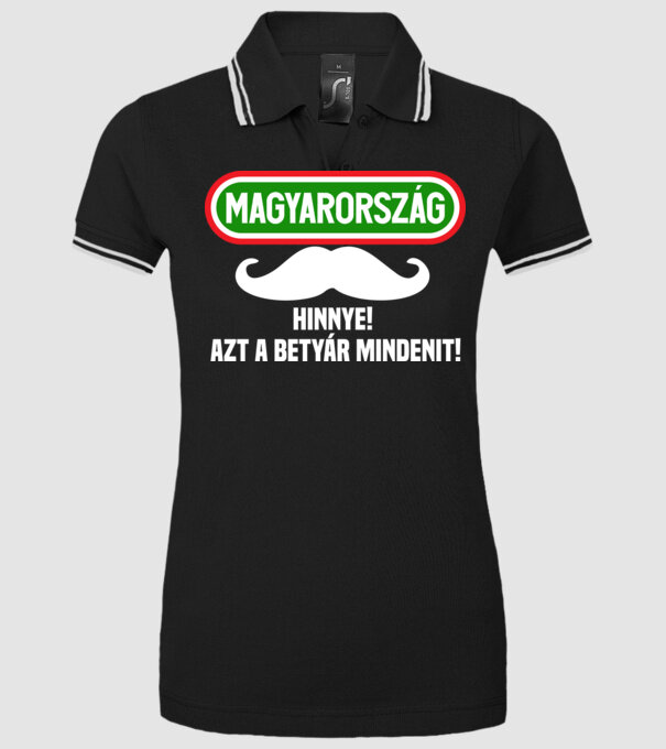  minta fekete pólón