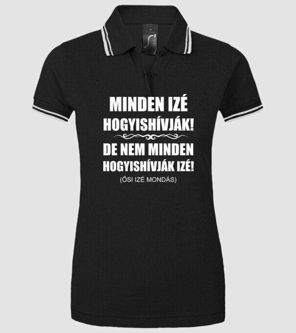  minta fekete pólón