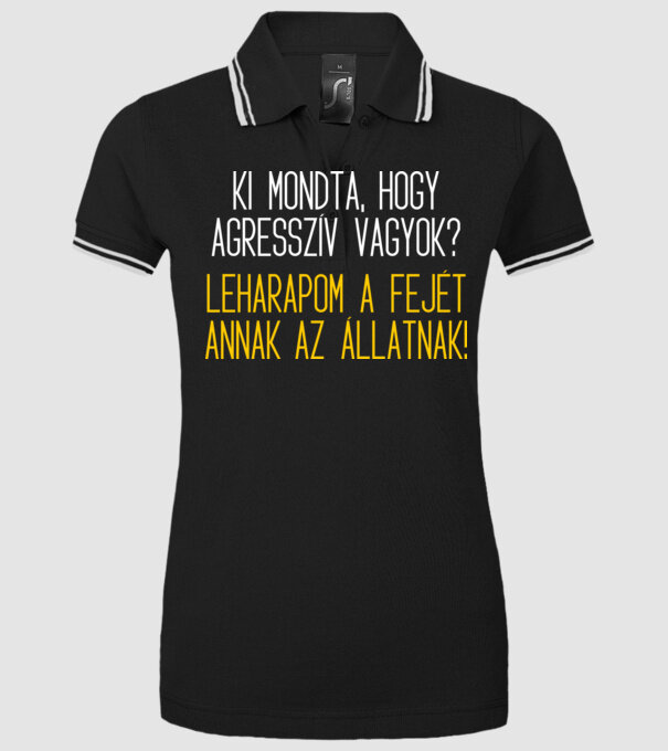  minta fekete pólón