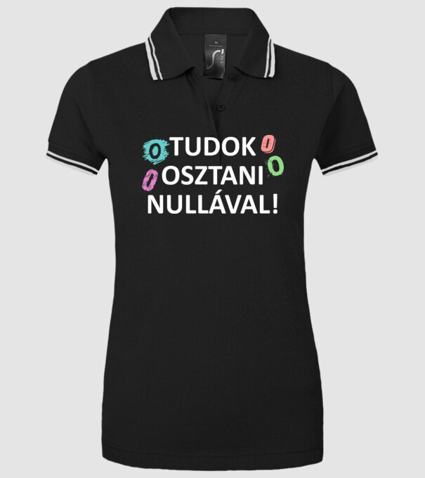  minta fekete pólón