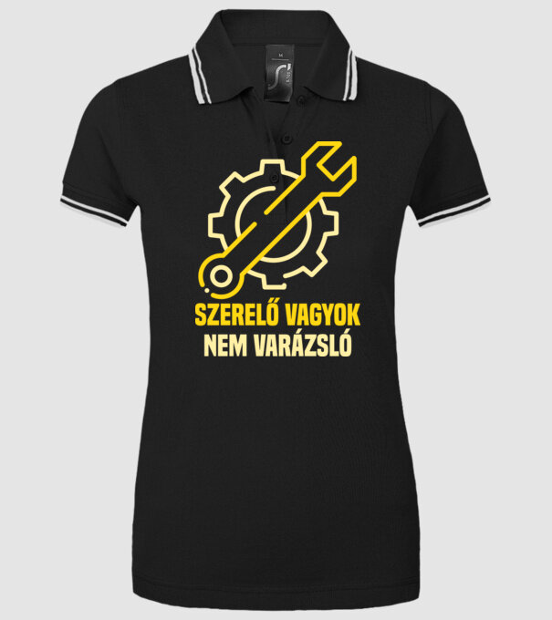  minta fekete pólón