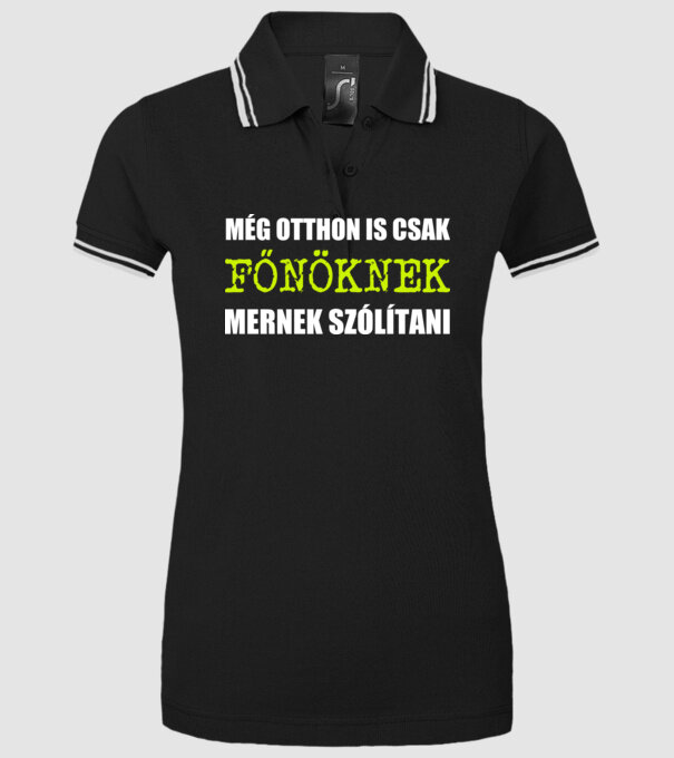  minta fekete pólón