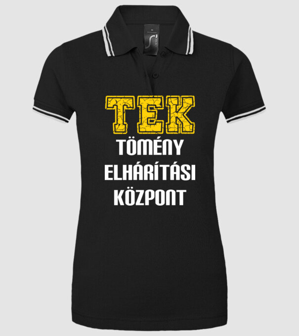  minta fekete pólón