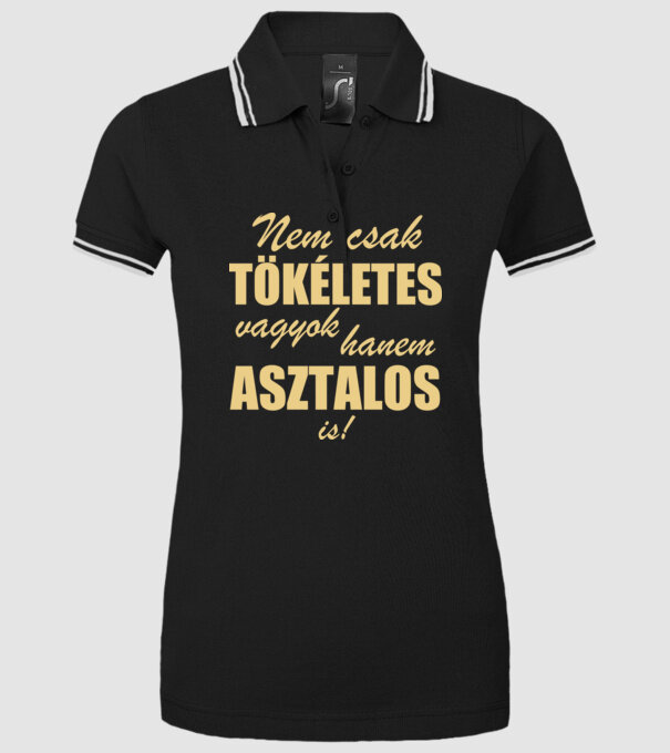  minta fekete pólón