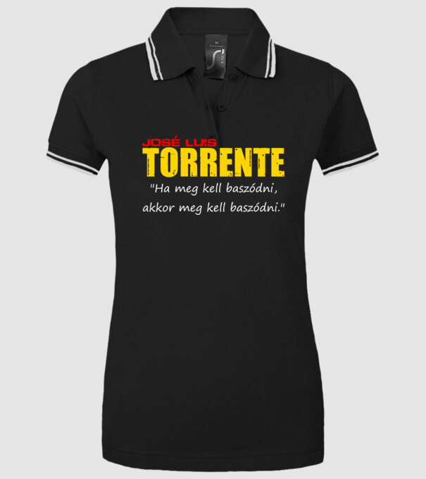  minta fekete pólón