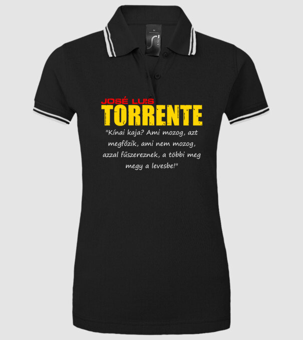  minta fekete pólón